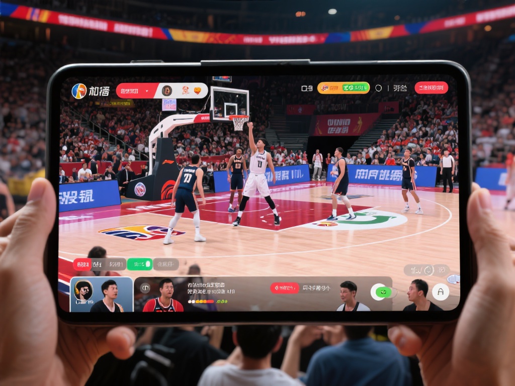 以某篮球赛事为例，比赛中不仅可以通过直播看到球员的